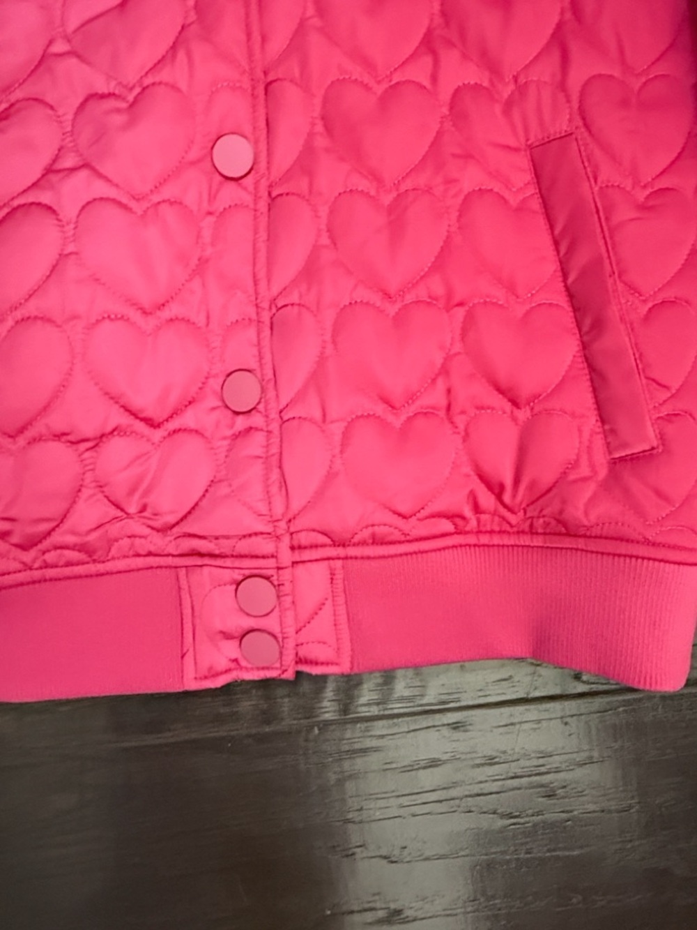 Beach Riot Jacket Hot Pink Quilted Heart Bomber - Picture 7 of 14